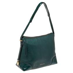 مملوكة مسبقًا Michael Kors Green Leather Large Crosby Hobo