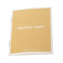 مملوكة مسبقًا Michael Kors Navy Blue Leather Large Jet Set Travel Tote