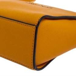 Pre Owned حقيبة كروس مايكل كورس ميني سيلما جلد سافيانو مستردة