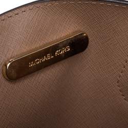 Michael Kors Burgundy Grained Leather Large Mercer Tote
