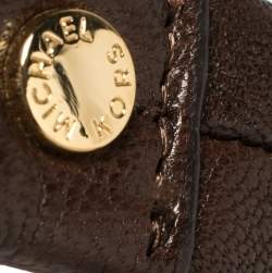 Pre Owned حقيبة هوبو مايكل كورس جلد بني 