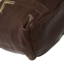 Pre Owned حقيبة هوبو مايكل كورس جلد بني 