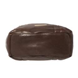 Pre Owned حقيبة هوبو مايكل كورس جلد بني 