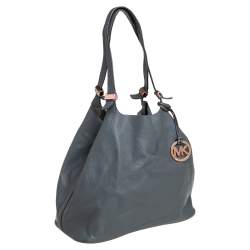Michael Kors Grey Leather Tote