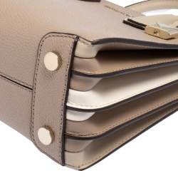 Pre Owned حقيبة يد مايكل كورس ميني ميرسر جلد بيج 