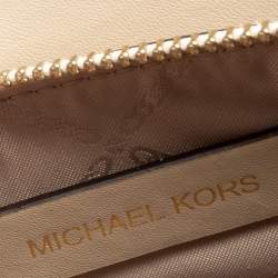 Pre Owned حقيبة يد مايكل كورس ميني ميرسر جلد بيج 