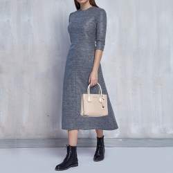 Pre Owned حقيبة يد مايكل كورس ميني ميرسر جلد بيج 