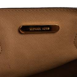 Pre Owned حقيبة مايكل كورس ميرسر جلد عنابي محبب كبيرة