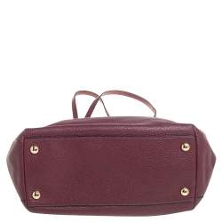 Pre Owned Michael Kors Merlot Leather Harper Tote