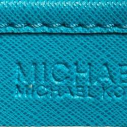 Pre Owned حقيبة مايكل مايكل كورس سيلما متوسطة مرصعة جلد أزرق