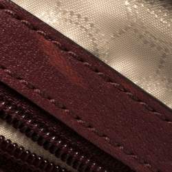 مملوكة مسبقًا Michael Kors Burgundy Leather Small Studded Rhea Backpack