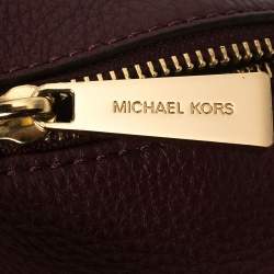 مملوكة مسبقًا Michael Kors Burgundy Leather Small Studded Rhea Backpack