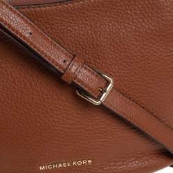 Pre Owned حقيبة هوبو مايكل كورس لوبيتا جلد محبب بني