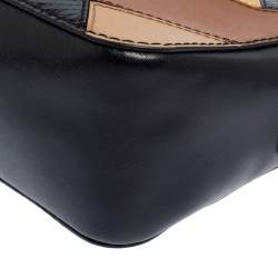 Pre Owned Micheal Kors Multicolor Python Embossed Leather and Leather Jet Set Camera Crossbody Bag