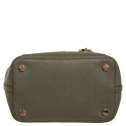 Pre Owned حقيبة مايكل كورس غرينيتش جلد سافيانو أخضر