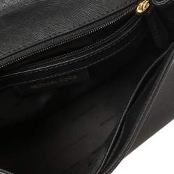 Pre Owned Michael Kors Black Leather Small Ava Top Handle Bag