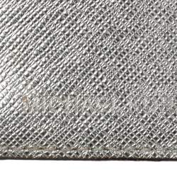 Michael Kors Metallic Silver Signature Coated Canvas Bifold Wallet