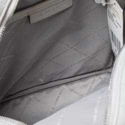 Pre Owned حقيبة ظهر مايكل كورس آبي جلد رصاصي متوسطة 