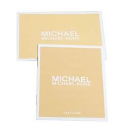 Pre Owned حقيبة ظهر مايكل كورس آبي جلد رصاصي متوسطة 