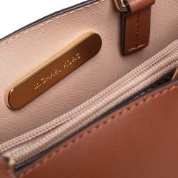 مملوكة مسبقًا حقيبة مايكل كورس آديل نقش ثعبان وجلد مخططة متعددة الألوان