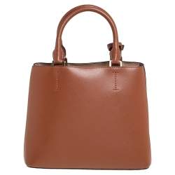 مملوكة مسبقًا حقيبة مايكل كورس آديل نقش ثعبان وجلد مخططة متعددة الألوان