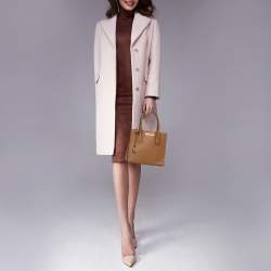 Pre Owned Michael Kors Brown Leather Mercer Tote