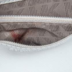 مملوكة مسبقًا Michael Kors White Leather Small Cynthia Shoulder Bag