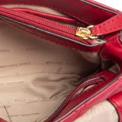 Pre Owned Michael Kors Red Quilted Leather Sloan Shoulder Bag