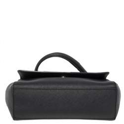 Pre Owned Michael Kors Black Leather Extra Small Ava Crossbody Bag 