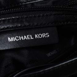 Pre Owned Michael Kors Black Quilted Leather Whitney Backpack