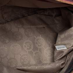 Pre Owned MICHAEL Michael Kors Pink Leather Cindy Dome Satchel