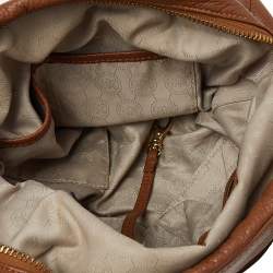 Pre Owned Michael Kors Brown Leather Bedford Satchel