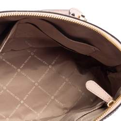 Pre Owned Michael Kors Pink Leather Large Emmy Dome Satchel