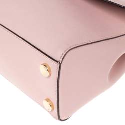 Pre Owned Michael Kors Pink Leather Small Ava Top Handle Bag