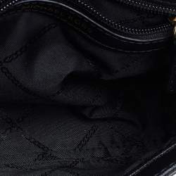 Pre Owned Michael Kors Black Leather Ava Top Handle Bag