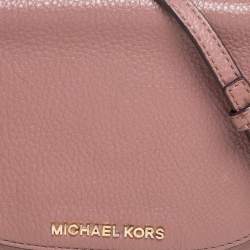 مملوكة مسبقًا Michael Kors Old Rose Leather Flap Chain Crossbody Bag