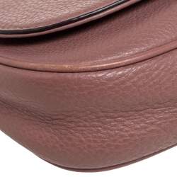 مملوكة مسبقًا Michael Kors Old Rose Leather Flap Chain Crossbody Bag