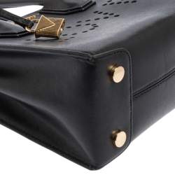 Pre Owned حقيبة يد مايكل مايكل كورس ميني ميرسر جلد أسود