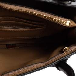 Pre Owned حقيبة يد مايكل مايكل كورس ميني ميرسر جلد أسود