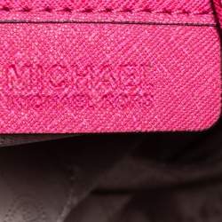 Pre Owned حقيبة مايكل مايكل كورس هاميلتون نورث ساوث كبيرة جلد أحمر