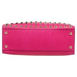 Pre Owned حقيبة مايكل مايكل كورس هاميلتون نورث ساوث كبيرة جلد أحمر