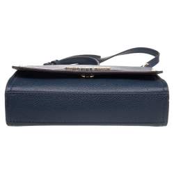 Pre Owned حقيبة كروس مايكل كورس قلاب جيت سيت جلد كحلى 