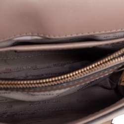 Pre Owned Michael Kors Beige Leather Whitney Shoulder Bag