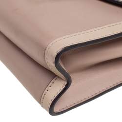 Pre Owned Michael Kors Beige Leather Whitney Shoulder Bag