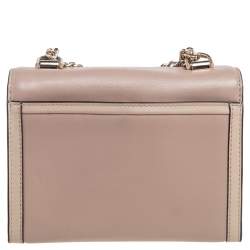 Pre Owned Michael Kors Beige Leather Whitney Shoulder Bag