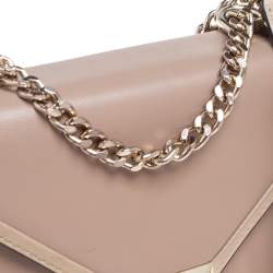 Pre Owned Michael Kors Beige Leather Whitney Shoulder Bag