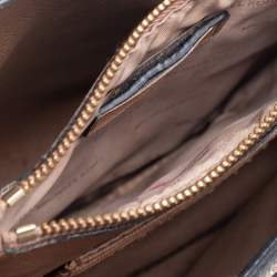 Pre Owned Michael Kors Black Leather Mini Mercer Tote