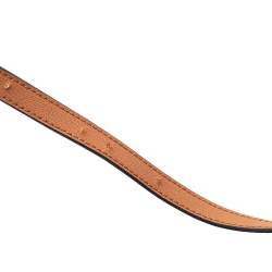 Pre Owned حقيبة ساتشل مايكل كورس سيلما جلد بني مبطن هرمي مرصع 