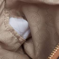 Pre Owned Michael Kors Brown Saffiano Leather Savannah Satchel