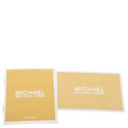 Pre Owned حقيبة كروس مايكل كورس جيت سيت جلد بني 